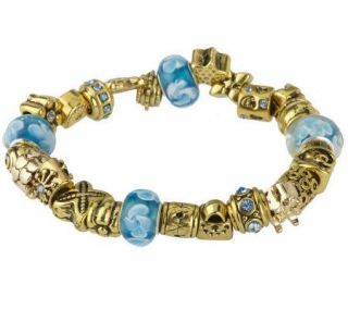 Athena Collection Stretch Charm Bracelet by Garold Miller —