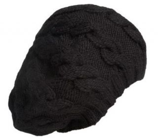 Nirvanna Designs Womens Cable Beret —