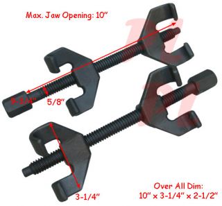 10 x 3 1 4 Jaw Coil Spring Compressor Strut Suspension 1 2 Dr 2 Pcs