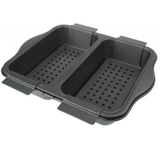 Lift and Slice Nonstick Dual Loaf Pan —