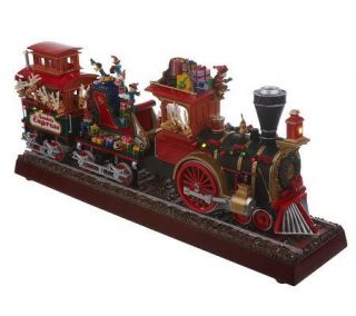 Mr. Christmas Animated Scented Santas Express with 21 Songs
