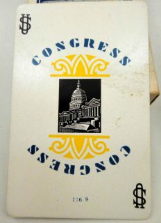 congress Bridge Playing Cards Train Pullman Company ★