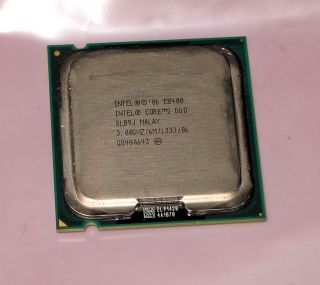 Intel Core 2 Duo E8400 3 0GHz 6M 1333 Desktop Processor SLB9J LGA775
