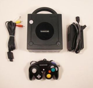 BLACK Nintendo GameCube System Console   Ready to Play