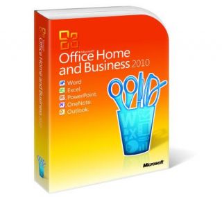 Microsoft Office Home and Business 2010 ProductKey Card   E218331