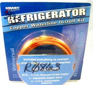 Copper Waterline Install Kit Refrigerator New