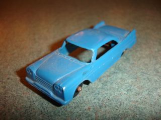  Collectible Blue Diecast Tootsietoy Plymouth Toy Car Made In USA