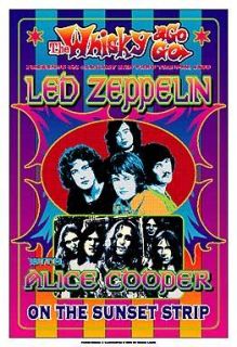  Zeppelin at the Whisky A Go Go on the Sunset Strip Concert Poster 1969