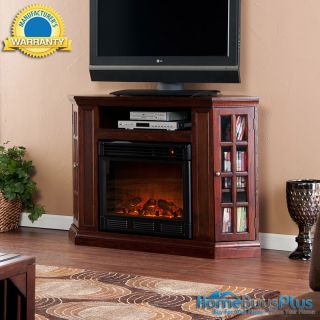Corner Or Flat Wall Media Electric Fireplace Mantle Tv Stand