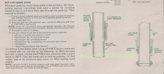 Corning Pyrex Asbestos Rope Drainage Pipe Catalog 1963