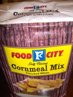  Rivers Food City Self Rising Cornmeal Cornbread Mix 5 lb Bag
