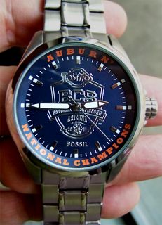  2011 tostito bcs champs ncaa college football sports logo wristwatches