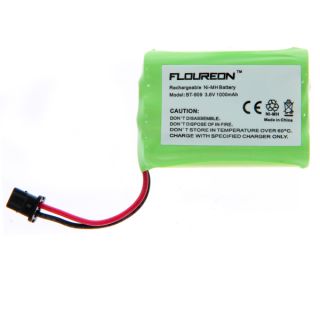 2X FLOUREON Cordless Phone Battery Pack for Uniden BT1001 BT1004 USA