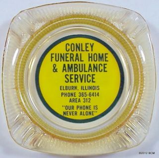 Conley Funeral Home & Ambulance Service Elburn Illinois ADVERTISING