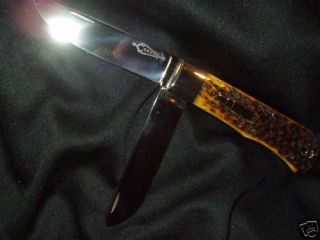 DON CORWIN 2 BLADE BULLET TRAPPER KNIFE OVERSIZED