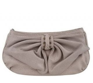 Judith Ripka Lafayette Stingray Embossed Bow Clutch   A213239