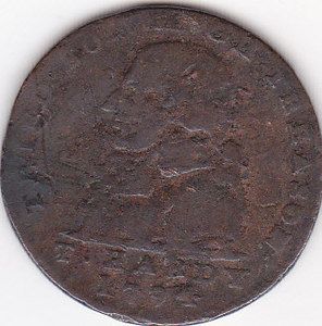 Colonial Coin Token 1794 T Hardy Tried for High Treason