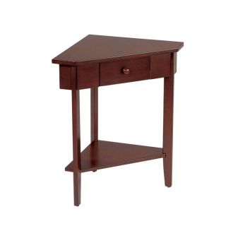 This Madison Collection corner table will complement your decor.