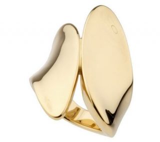Choice of Polished or Satin Wrapped Design Ring 14K Gold —