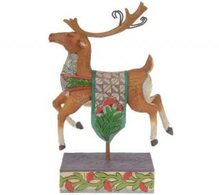 Jim Shore Heartwood Creek Reindeer Figurine —