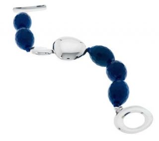 RLM Studio Sterling & Agate Nugget 7 1/4 Bracelet —