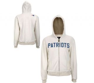 NFL Patriots Womens Jacket with Sweater LinedHood —