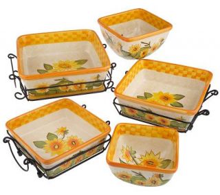 Temp tations Country Sunflower 11pc. Oven to Table Set —
