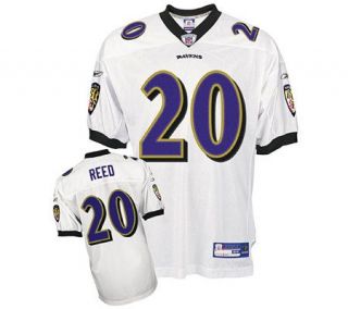NFL Baltimore Ravens Ed Reed Authentic White Jersey —
