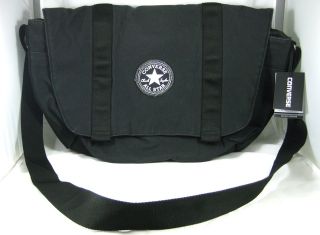 CONVERSE Messenger Bag NEW in Black   FREE Us / Canada SHIPPING