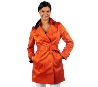 Joan Rivers The New Classic Trench Coat   A204141