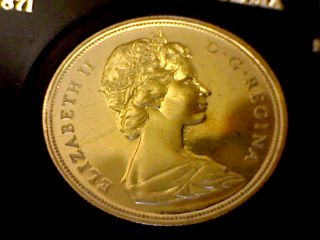 1971 Canada British Columbia Centennial One $1 Dollar UNC
