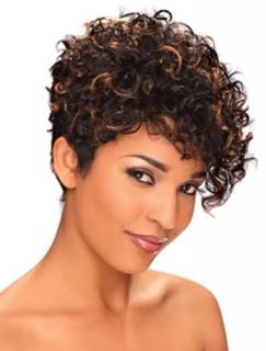 Jenna Zury Synthetic Hair Wig Short Curly Style