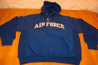 USA US Air Force Hooded Hoodie Sweatshirt Large New