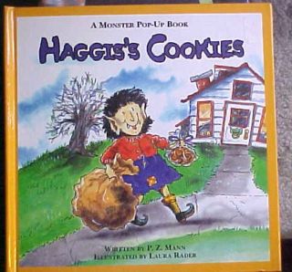 Haggiss Cookies A Monster Pop Up Book by P Z Mann