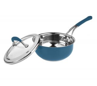 Rocco DiSpirito Stainless Steel 2.5 qt Chefs Pan with Lid —