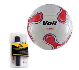 Voit Sz. 4 Player Soccer Ball w/ Ultimate Inflating Kit   F246547