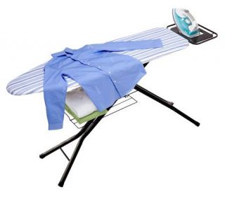 Honey Can Do Quad Leg Ironing Board with DeluxeIron Rest —