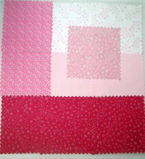 40 Cotton Candy Quilting Fabric Squares Blocks Patchwork Quilt Stash