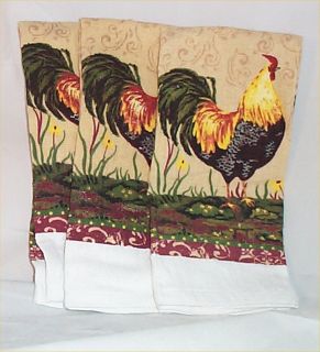 Kitchen Towel Chicken Rooster Country Farm Decor 10
