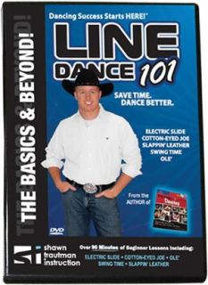 COUNTRY WESTERN LINE DANCING DANCE 101 DVD by Shawn Trautrman   brand