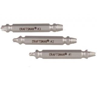 Craftsman 3 Piece Deck Out Screw & Bolt Removers with Case —