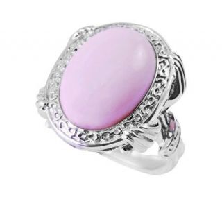 Attitudes by Renee Sterling Pink Opal Ring   J300953