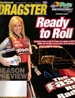 National Dragster Feb 10 2012 Magazine Courtney Force Traxxas