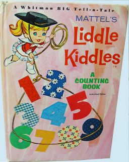 MATTEL 1966 LIDDLE KIDDLES: A COUNTING BOOK WHITMAN PUBLISHING