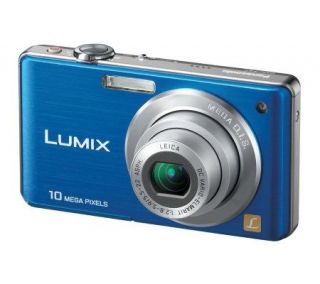 Panasonic Lumix DMC FS7 10MP Digital Camera   Blue —