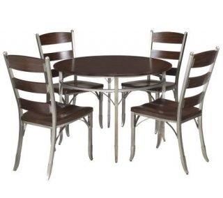 Home Styles Bordeaux Round 5 Piece Dining Set —