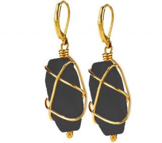 Joan Rivers Sophisticated Lady Wire Wrap Earrings —