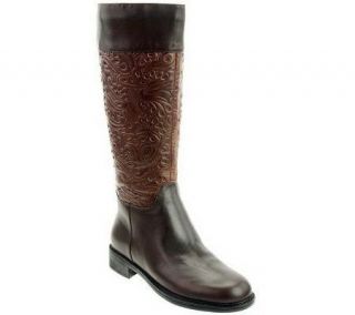 David Tate Bronco Leather Boots —