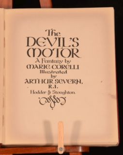  Devils Motor A Fantasy Marie Corelli Colour Plates by Arthur Severn