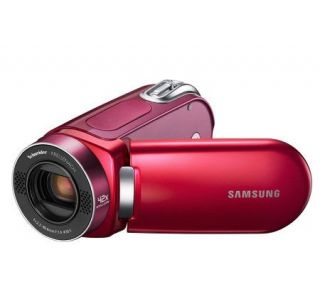 Samsung SMXF34 Digital Memory Camcorder   Red —